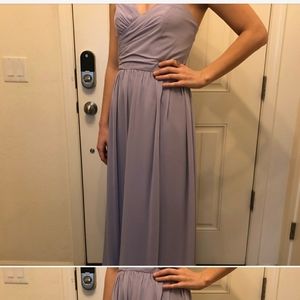 Alfred Angelo one strap floor length dress